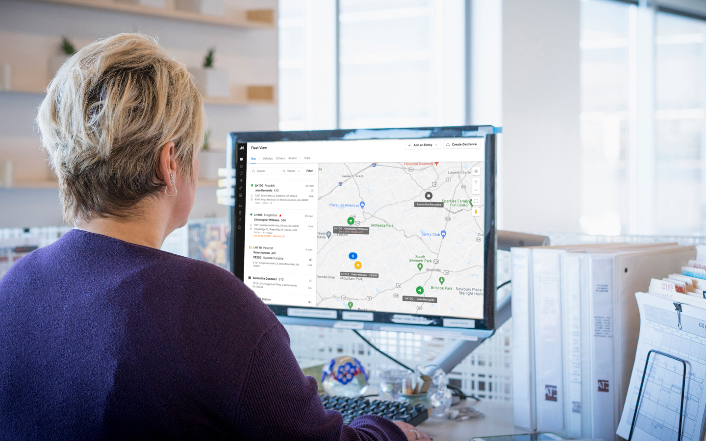 vehicle speed route reports